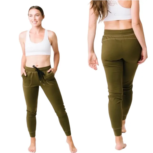 ZYIA Unwind Olive Green Jogger M - Image 4