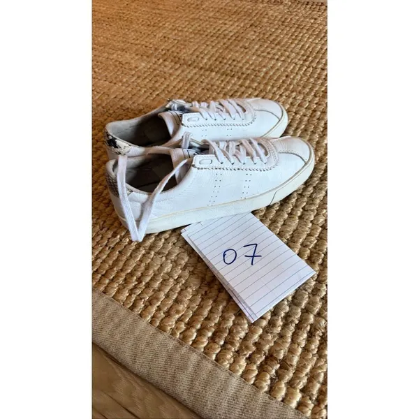ASOS/Superga 2843 Club S Genuine Leather White Snake Heel Unisex Size 40 - Image 11
