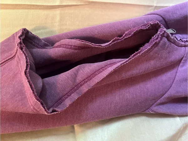 RARE Sample Full-Zip Heavy Hoodie Jacket with Bubble Hem, NWOT - Image 7