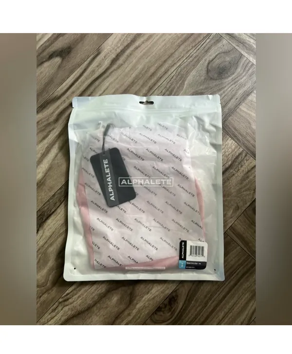 Alphalete NEW Woman’s Varsity Short - Pink ,size Small - Image 2