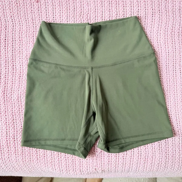 Aerie Green Biker Shorts - Image 5