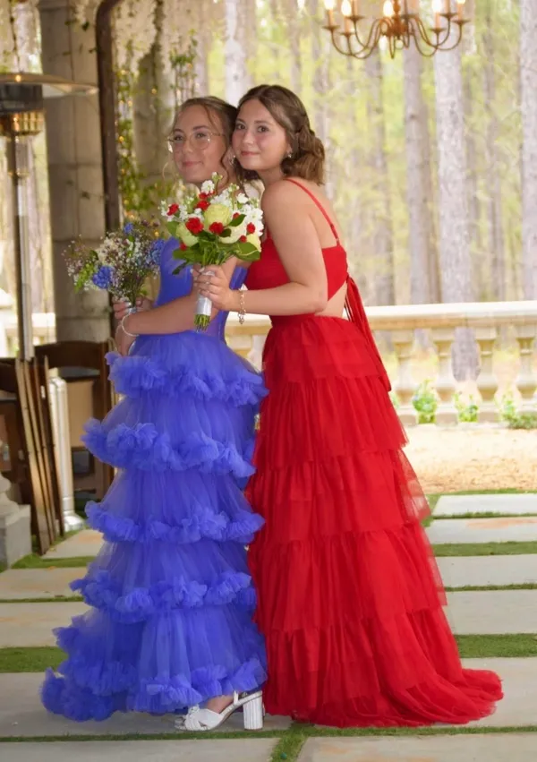 Camille La Vie Prom Dress Red - Image 3