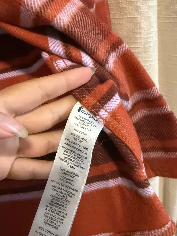 cotopaxi Rust Plaid Button-Down Shirt - Image 7