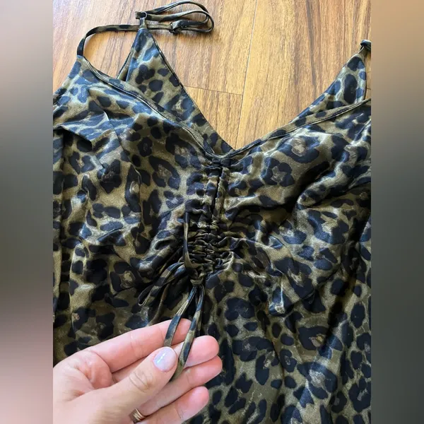 Vintage cheetah dress - Image 2