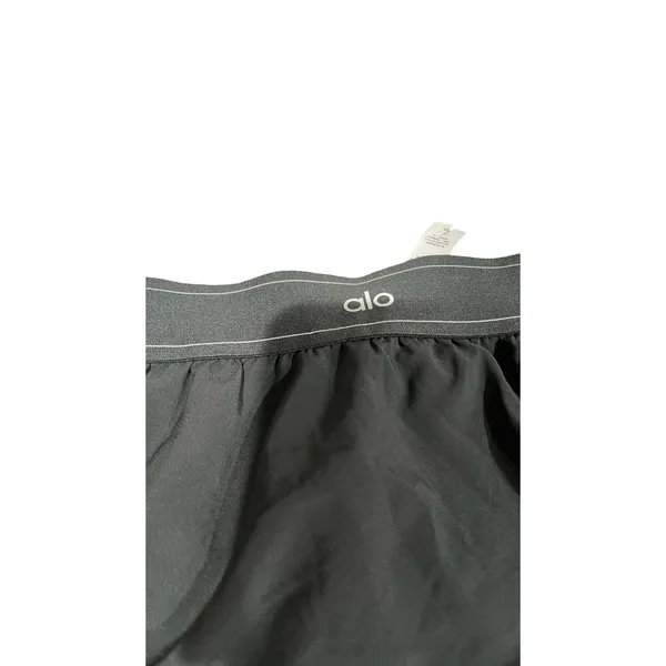 ALO Yoga Match Point Shorts Women’s Size 6 Black Running Athletic Lined - Image 5