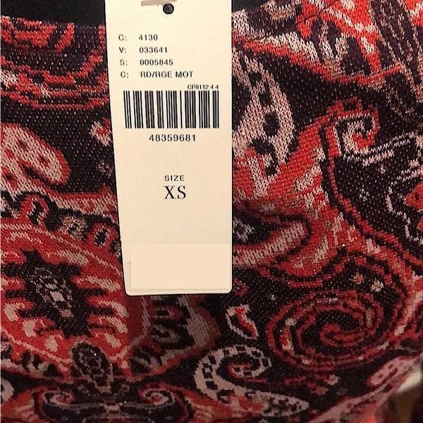 ANTHROPOLOGIE MAEVE Floral Paisley Wrap Front Dress With Belt Sz XS - Image 8