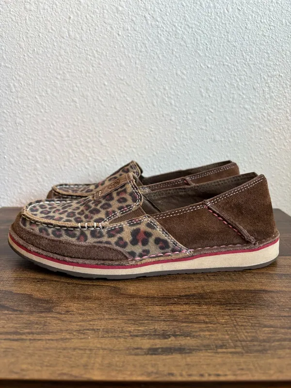 Ariat Women’s Cruiser Leopard Suede Shoes - Image 2