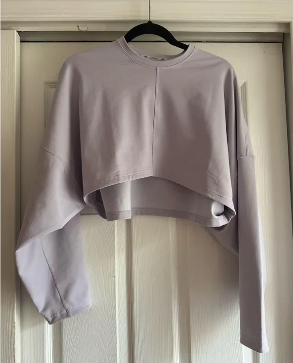 Adidas Training Yoga Studio Cropped Long Sleeve Top - Image 3