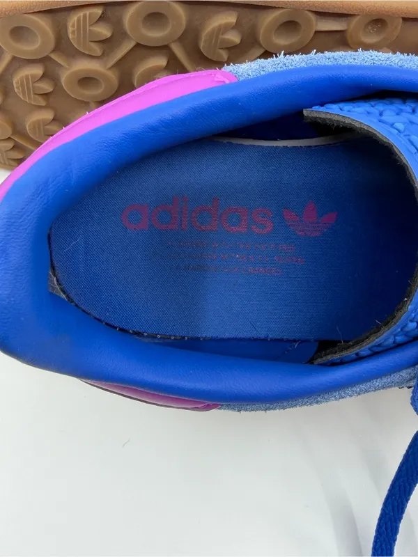 Adidas Gazelle Bold Lucid Blue/ Lucid Pink Color Way. SZ 9.5 Women’s - Image 9
