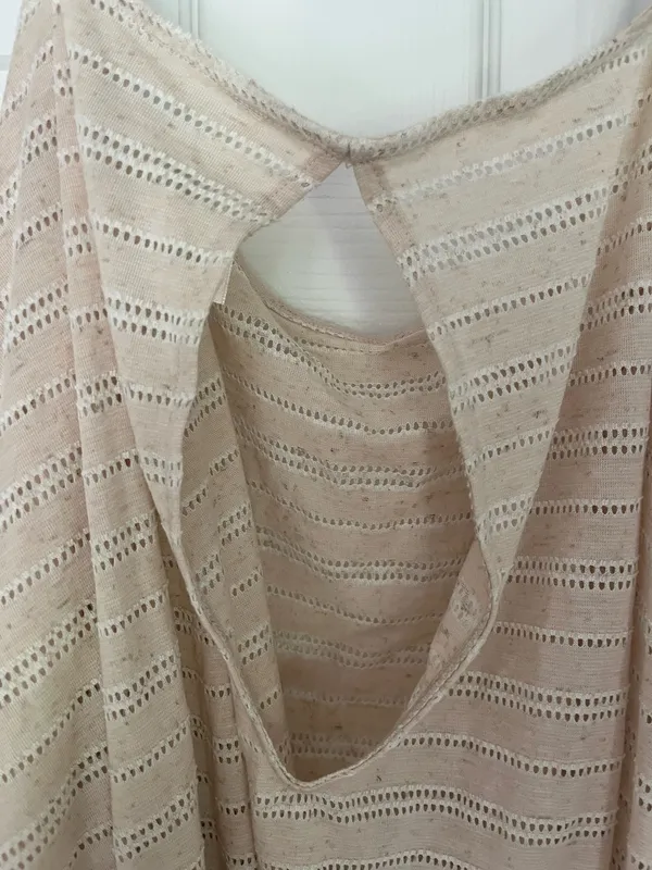 NWT Free People Azalea Cream Crochet Eyelit Oversized Shirt - Image 7