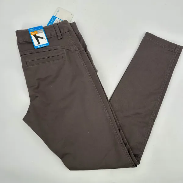 Columbia Pants Womens 6R Gray-Brown Skinny Active Outdoors Mid Rise READ - Image 3
