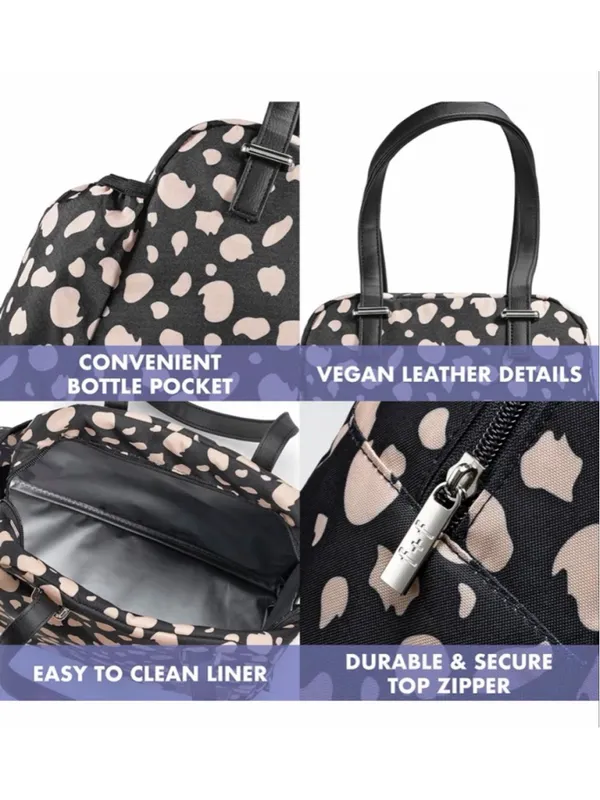 NEW Fit & Fresh Lunch Bag Insulated Leakproof Bottle Pocket Large Zipper - Image 4