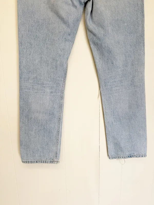 AGOLDE Riley Ripped Straight Leg Jeans in Clear Skies Size US - Image 7