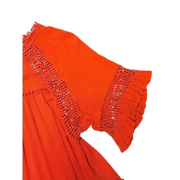 Patrons of Peace Coral Las Palmas Swing Mini Dress size Medium - Image 8