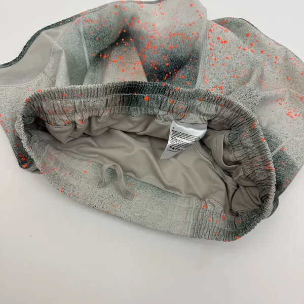 Lululemon Hotty Hot Low-Rise Short 2.5" Reflective Camo Silver Blue Orange Grey - Image 10