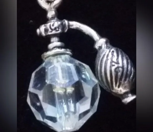 Silver and Crystal Charm Pendant - Image 2
