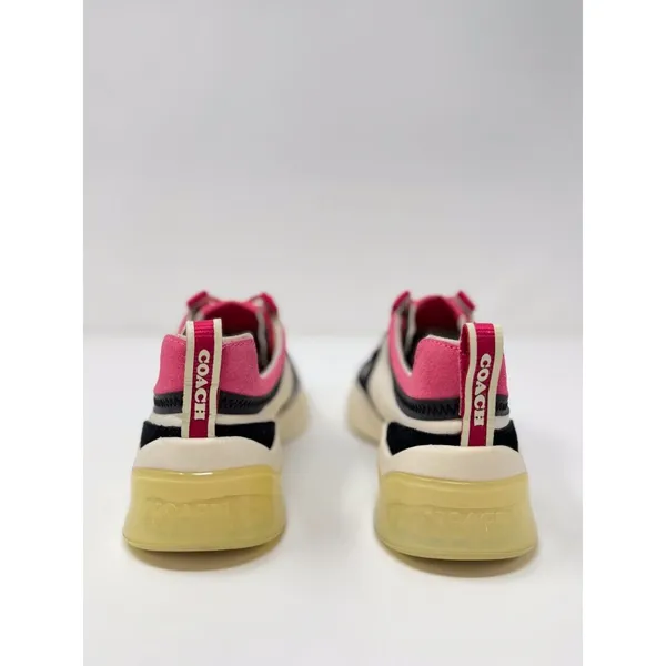 Coach Womens Shoes Black Pink Low Top Sneaker Citysole Runner Athletic US 8 B - Image 7