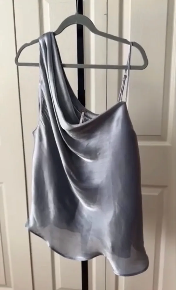 NWT Free People Women's Metallic Tank Top - Image 2