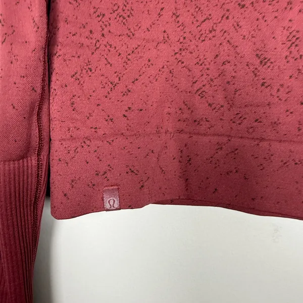 Lululemon EUC Rest Less Cropped 1/2 Zip Dusty Rose - Image 11