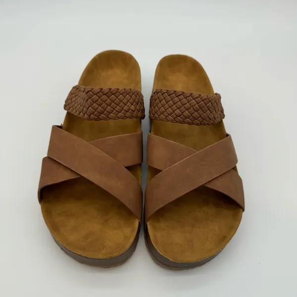 New. Brown Sandals for Women – Soft Cushioned Soles, Casual Warm Weather Wear - Image 12