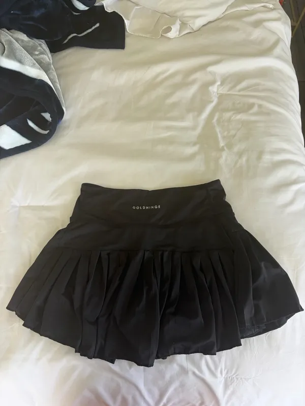 Gold Hinge Black Skirt Tennis - Image 2
