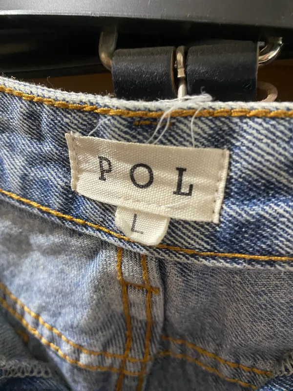 POL Bedazzled Cut Off Jean Shorts - Image 2