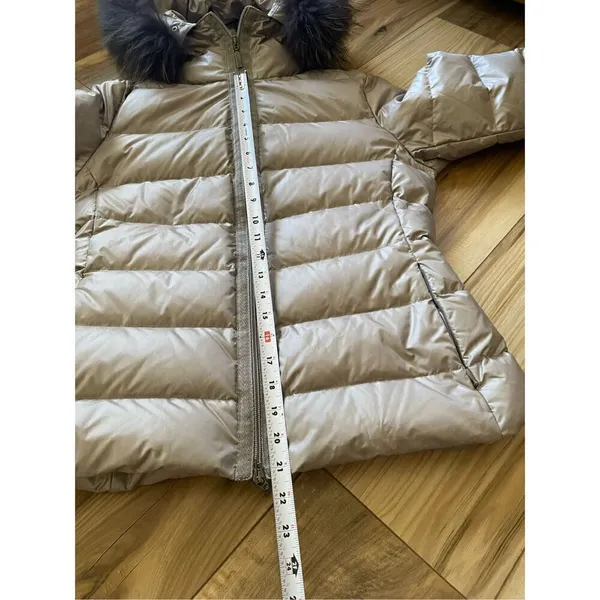 Moncler down  grey jacket for women size 02.(M) - Image 4