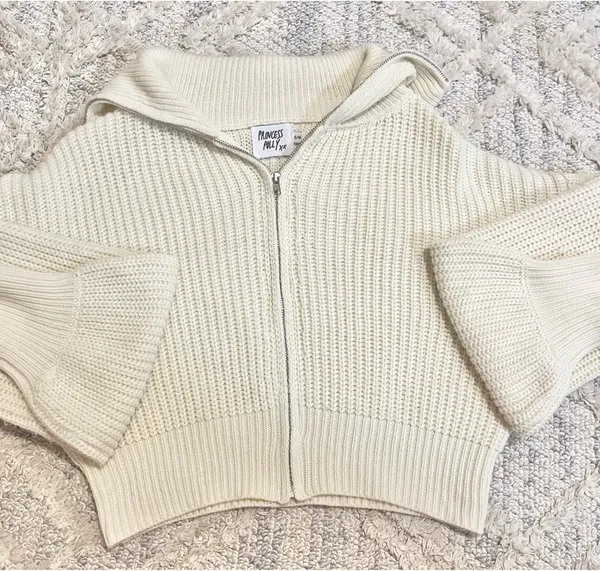 Princess Polly Dissa Sweater Cream - Image 5