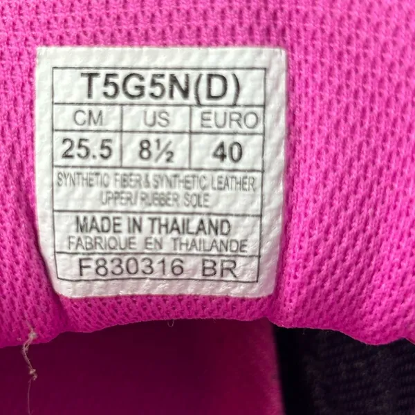 ASICS Gel Contend 3 Women’s 8.5 Running Shoes Blue Pink Gym Trainers Cushioned - Image 9