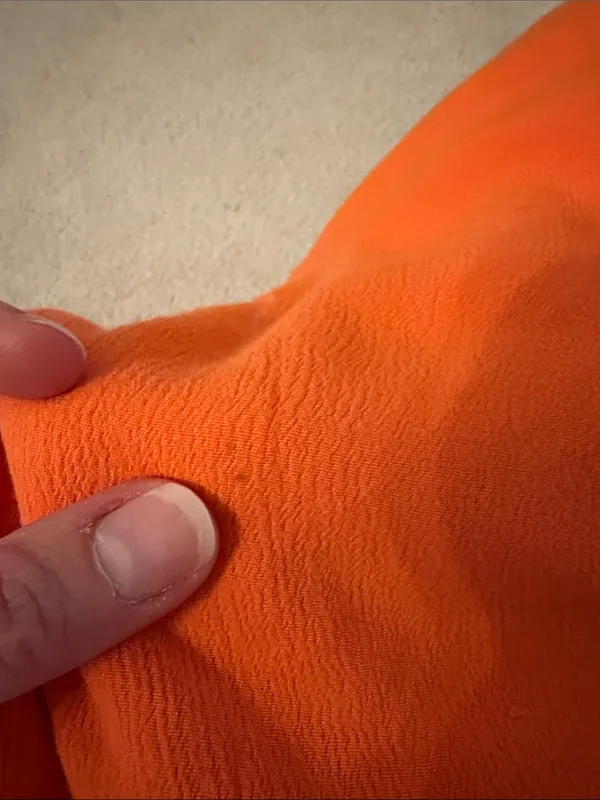 New‎ In Orange Rayon Cami Midi Dress Sleeveless Pockets Size Small - Image 7