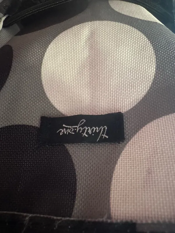 thirty-one Black and White Large Polka Dot Tote - Image 6
