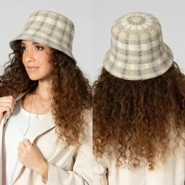 Anthropologie San Diego Hat Company Plaid Bucket Hat NWOT - Image 10