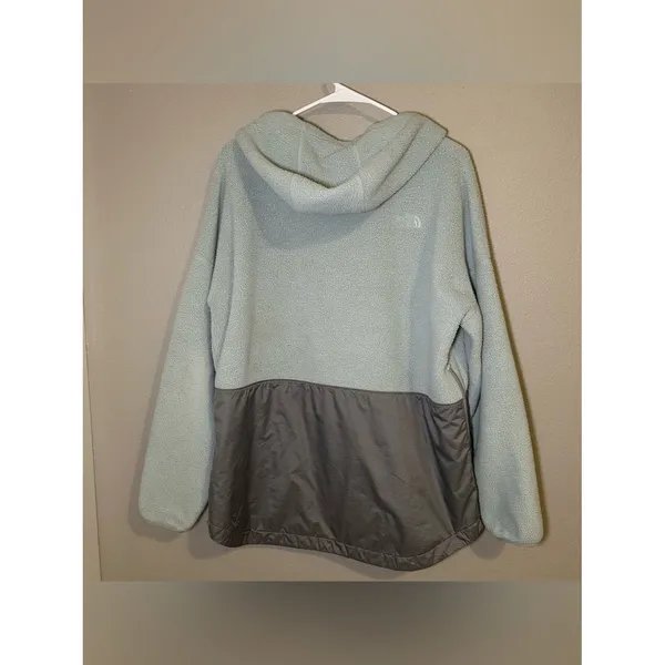 The North Face Riit Sherpa Fleece Pullover Hooded Sweater Women’s Size XL Flawed - Image 5