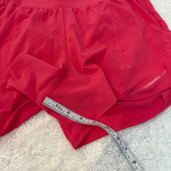 Lululemon Women Pink 4 Shorts 4” Lined Sporty Track Running Preppy Casual Summer - Image 4