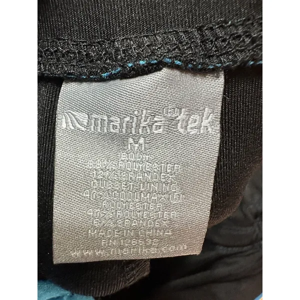 Marika Wide Leg Pants Women's Size Medium Back And Blue‎ Yoga Workout Athletic - Image 6