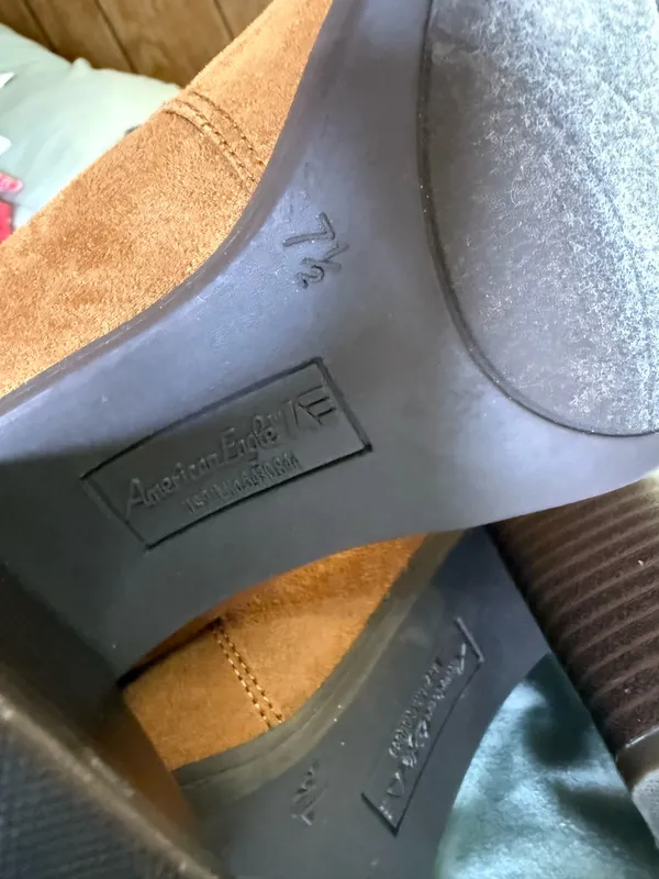 American Eagle brown suede booties 7.5 - Image 6