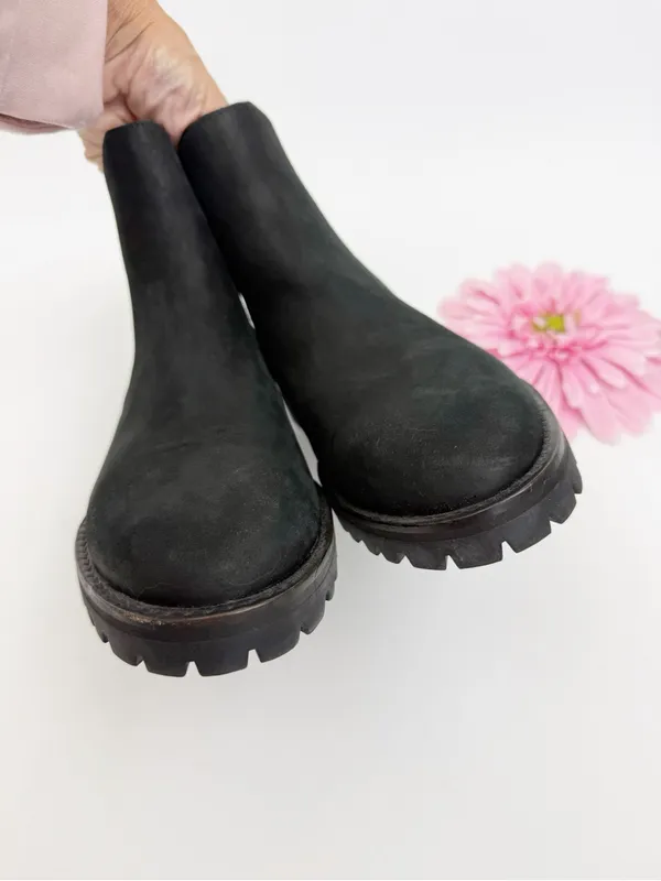Thursday Boot Company Legend Chelsea Ankle Boots Booties Leather Black Matte - Image 5