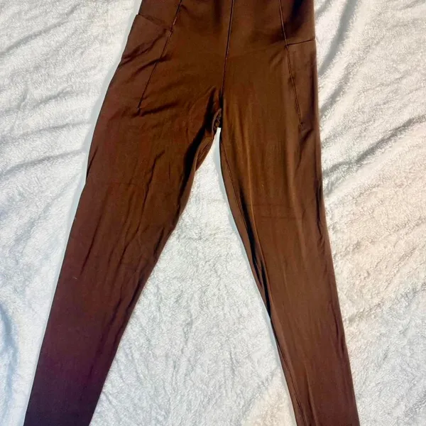 Source Unknown Unbranded Women's Brown Leggings - Image 5