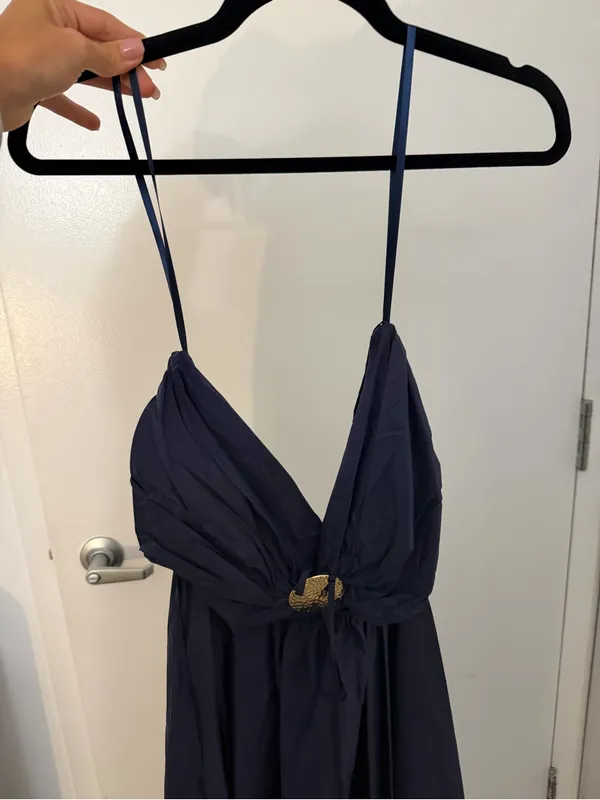 STAUD Danielle Dress in Navy - NWOT - Image 6