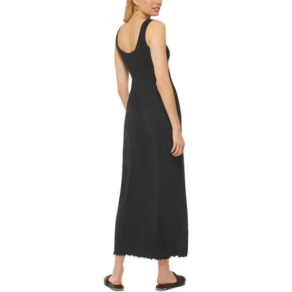 NWT Dkny Jeans Women's Stitch-Yoke Maxi Dress E22HAB34 XXS Black - Image 2