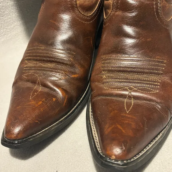 ARIAT Heritage 15728 Women’s Size 7.5B Brown Leather Pointed Toe Western Boots - Image 11