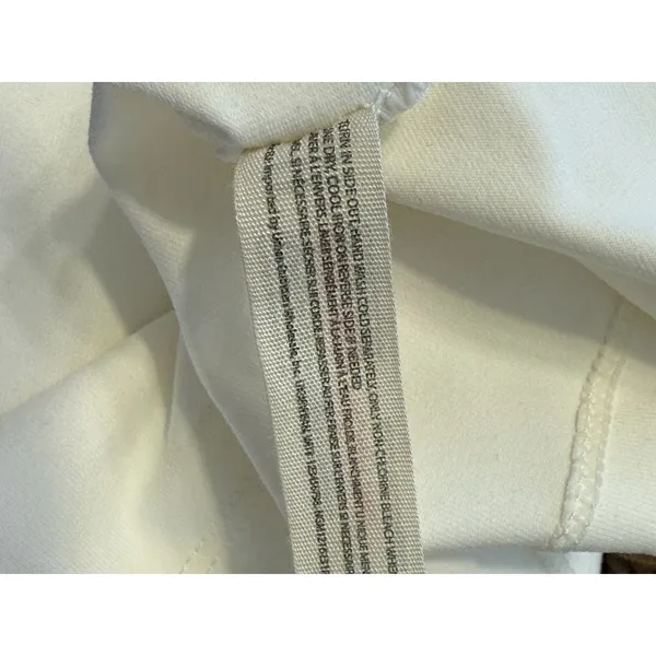 Free People Womens Size M Duo Cami Corset Long Sleeve Stretch Tee Ivory‎ - Image 7
