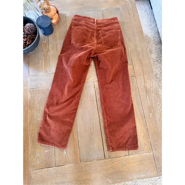 Silver Jeans Highly Desirable Straight Corduroy Pants in Burnt Orange‎ Size 27 - Image 5