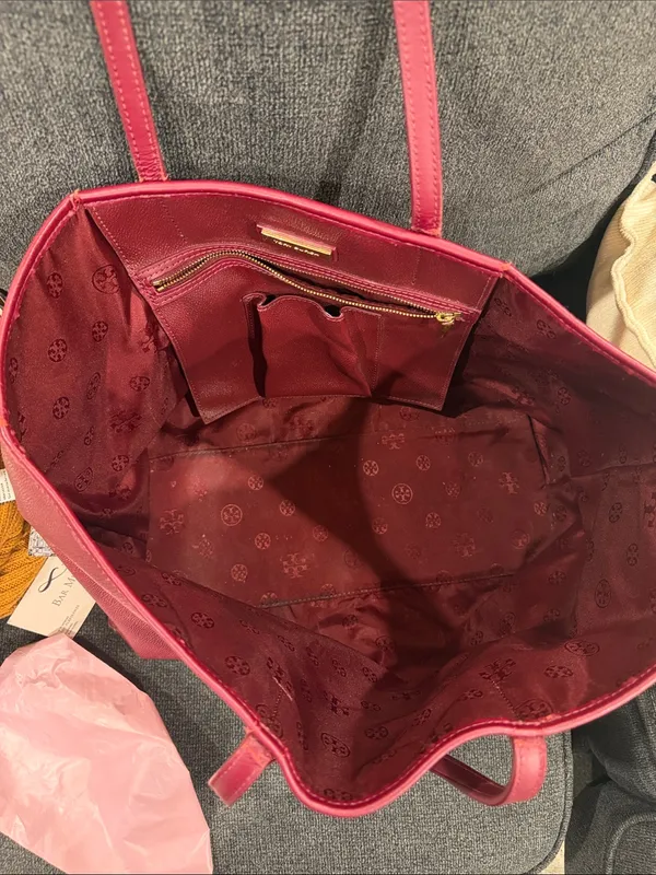 Tory burch Cameron maroon tote - Image 5