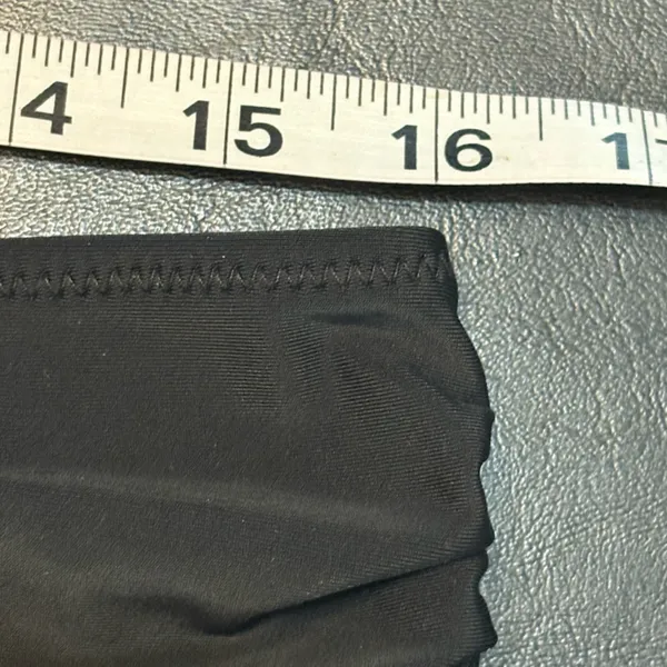 CUPSHE NWT Size 1X Black Ruched HighRise Bottoms. - Image 6