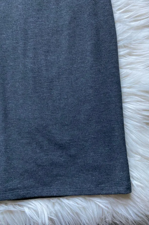 High Waist Jersey Pencil Skirt - Image 3