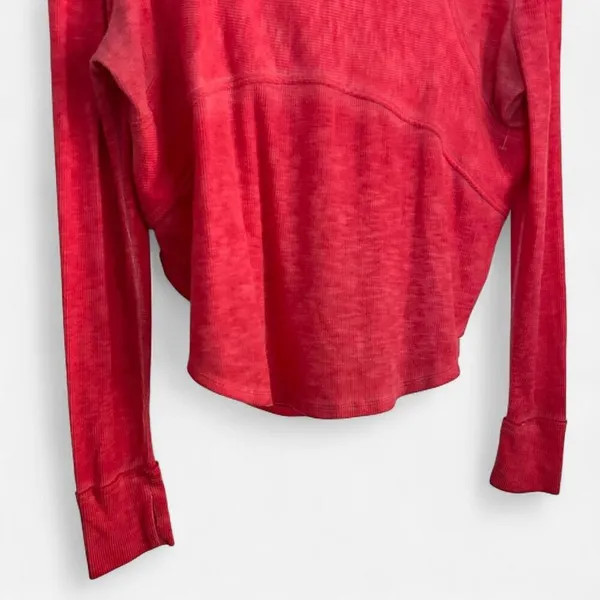 Free People Zenith Burnout thermal Tee Indie Burnout Layering Essential (XS) - Image 7