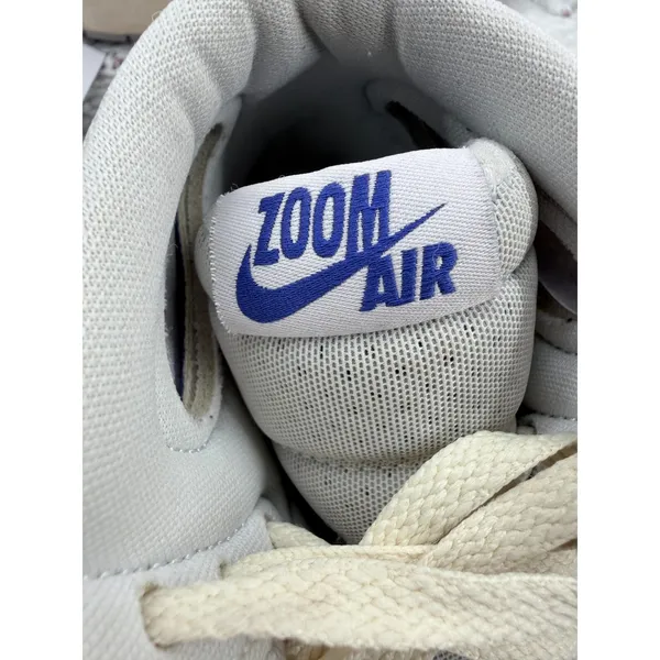 Nike Women's Air Jordan 1 Zoom CMFT Light Smoke Grey and Barely Grape Size 6.5 - Image 7