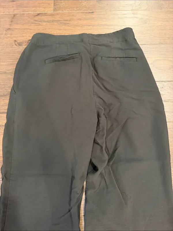 LOFT Green High Waist Wide Leg Sailor Pants Button Front Size 2P - C61-126 - Image 7