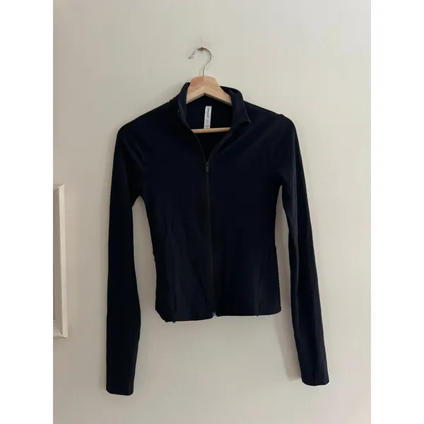 SPANX Smooth™ OnForm Black Full Zip Jacket Size Small - Image 5